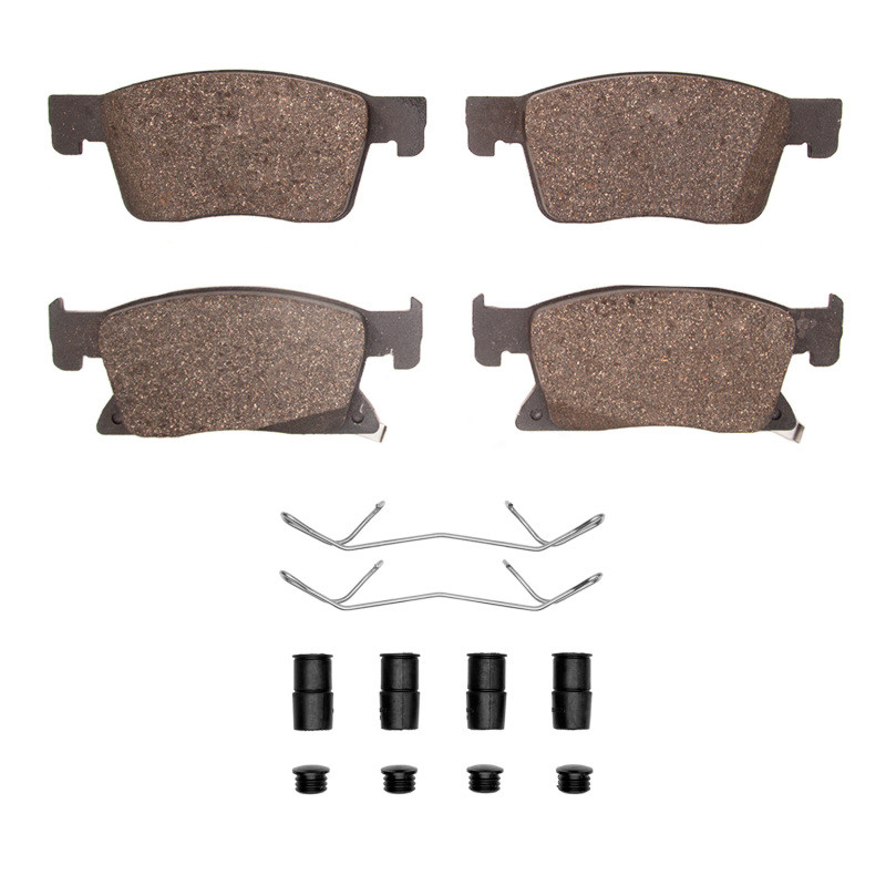DFC 16-19 Chevrolet Cruze Front 5000 Advanced Low Metallic Brake Pads and Hardware Kit