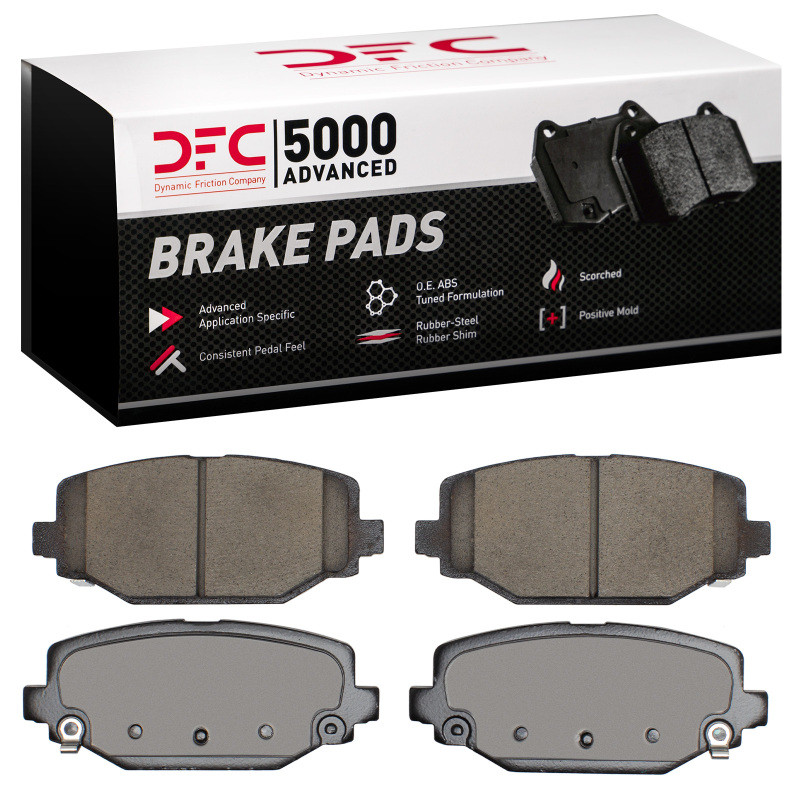 DFC 5000 Advanced Ceramic Rear Brake Pads, Chrysler Town & Country 2012-2020