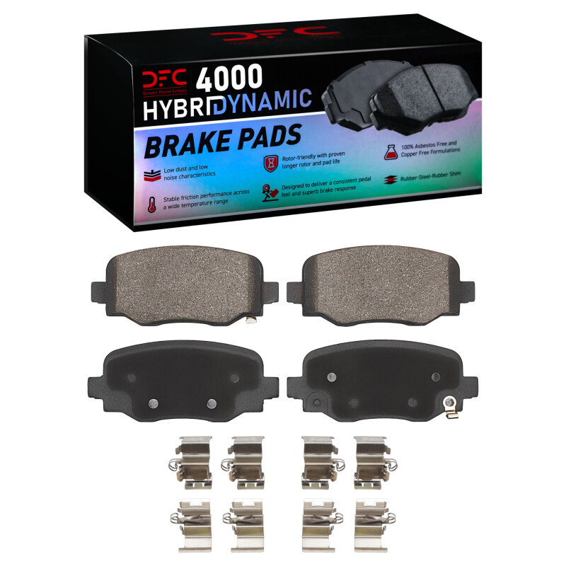 DFC 4000 HybriDynamic Rear Brake Pads and Hardware Kit, Alfa Romeo TONALE 2015-2025