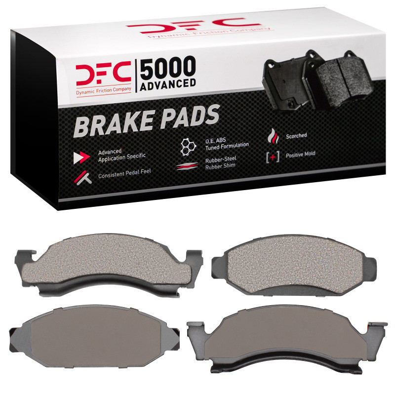 DFC 5000 Advanced Semi-Metallic Front Brake Pads, Ford F-150 4WD 1986-1993