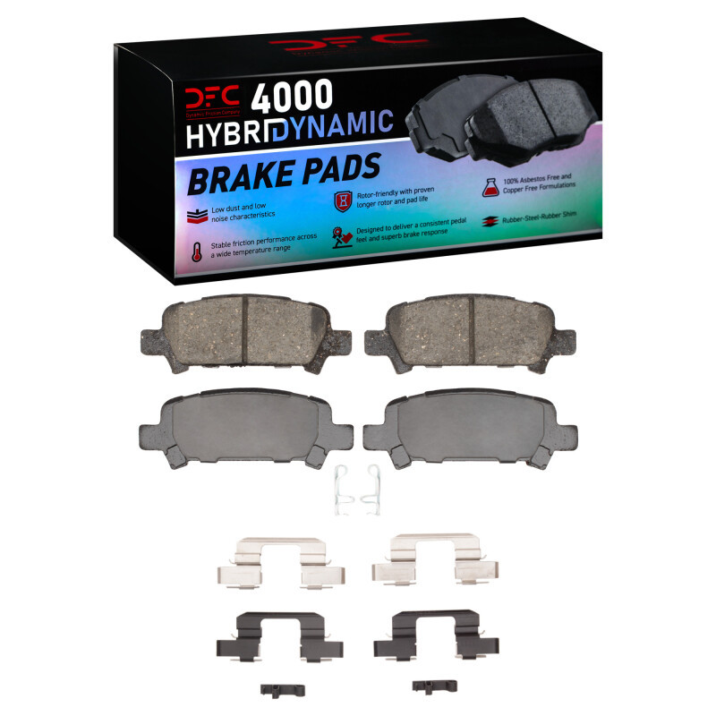 DFC 05-09 Subaru Legacy Rear 4000 HybriDynamic Brake Pads and Hardware Kit
