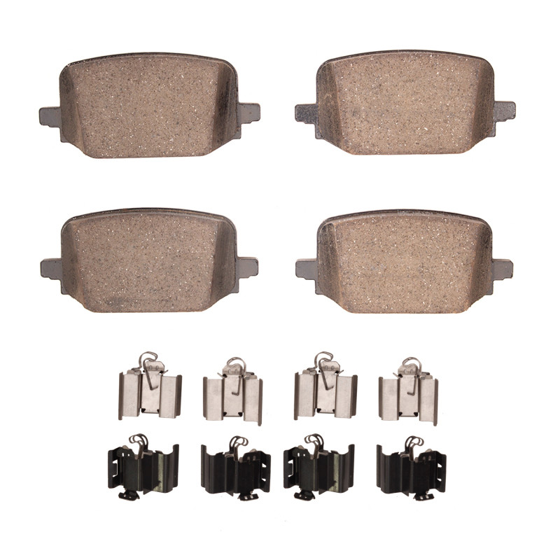 DFC 4000 HybriDynamic Rear Brake Pads and Hardware Kit, Ford Explorer 2020-2025