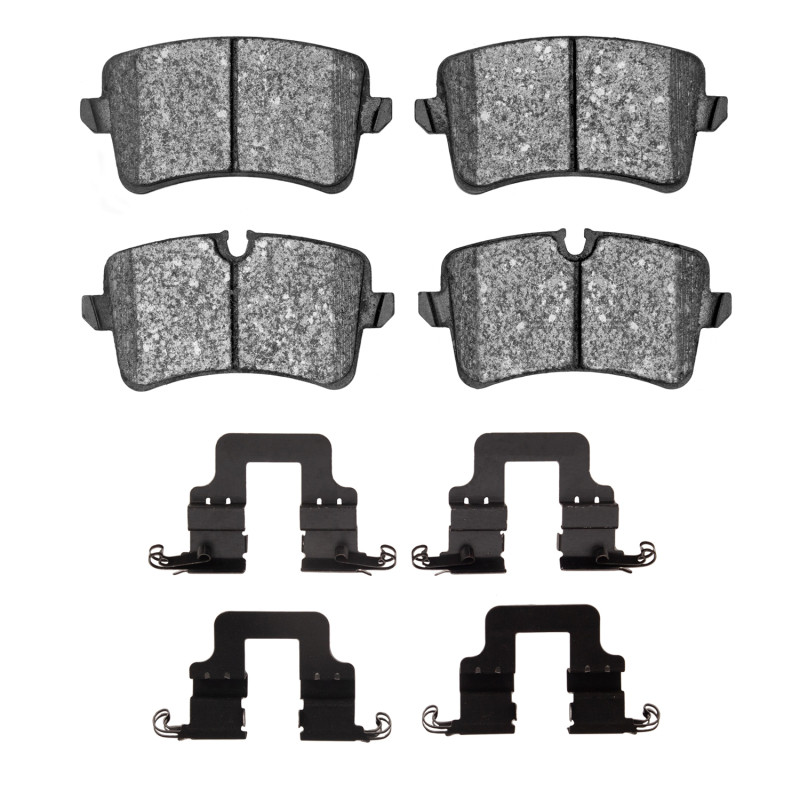 DFC 5000 Advanced Low-Metallic Rear Brake Pads and Hardware Kit, Audi A6 Quattro 2012-2013