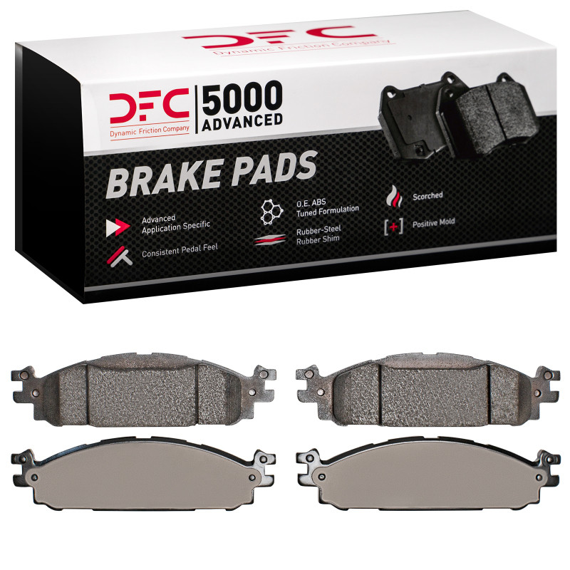 DFC 5000 Advanced Ceramic Front Brake Pads, Ford Taurus (Excl SHO) 2011-2019