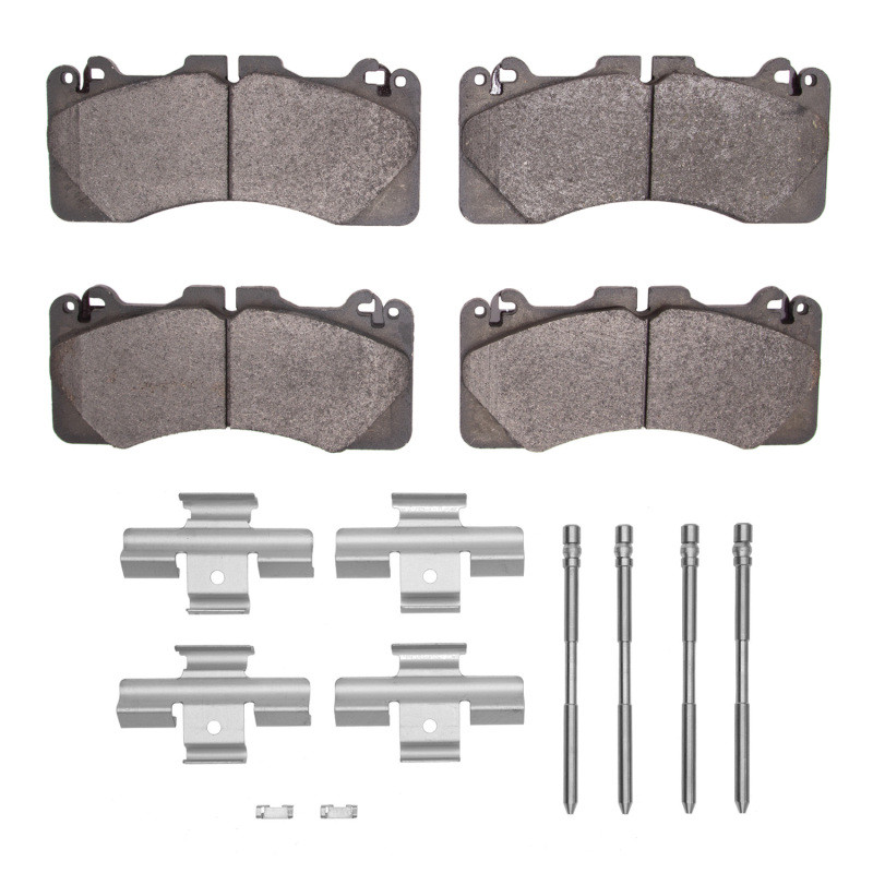 DFC 5000 Advanced Low-Metallic Front Brake Pads and Hardware Kit, Lexus GS F 2010-2025