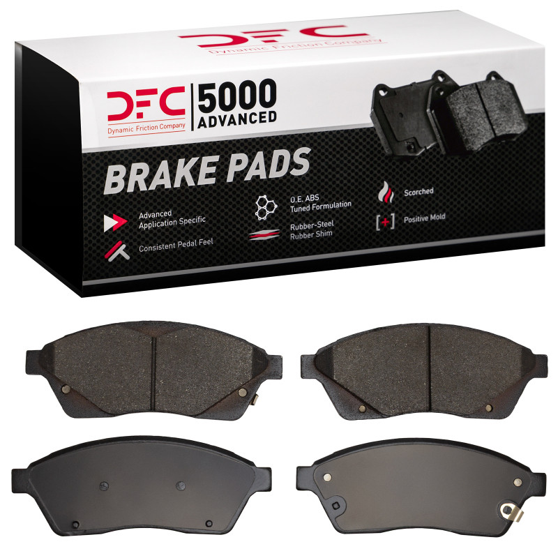DFC 5000 Advanced Low-Metallic Front Brake Pads, Cadillac SRX 2010-2016