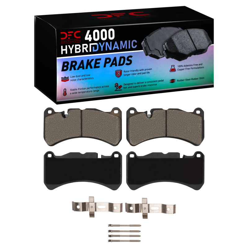 DFC 05-11 Mercedes-Benz CLK55 AMG Front 4000 HybriDynamic Brake Pads and Hardware Kit