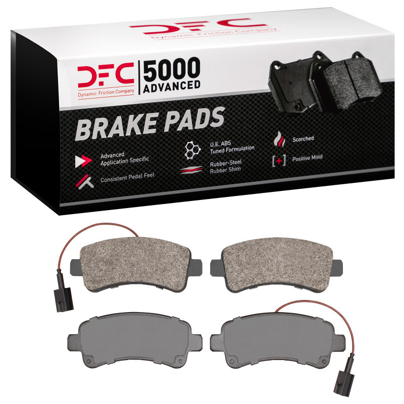DFC 5000 Advanced Semi-Metallic Rear Brake Pads, Ram ProMaster 3500 2014-2021