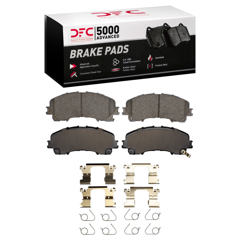 DFC 5000 Advanced Ceramic Front Brake Pads and Hardware Kit, Infiniti Q60 2014-2025