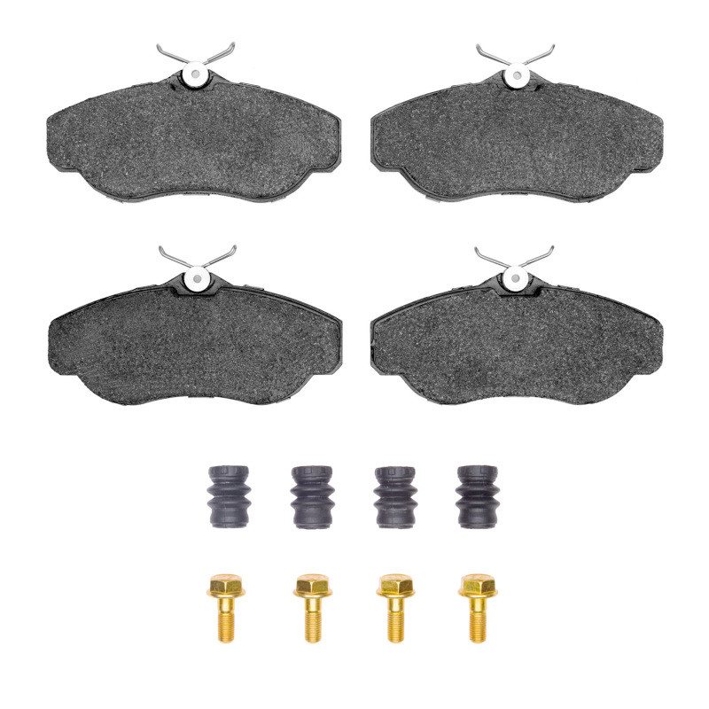 DFC 4000 HybriDynamic Front Brake Pads and Hardware Kit, Land Rover Discovery 1994-2004