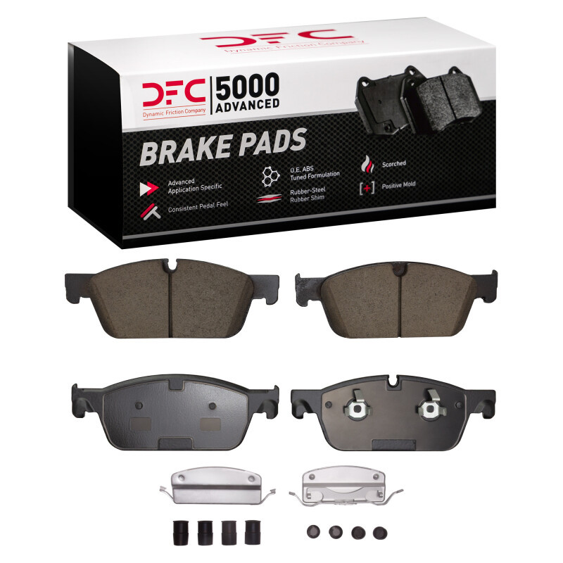 DFC 12-14 Mercedes-Benz ML550 Front 5000 Advanced Ceramic Brake Pads and Hardware Kit