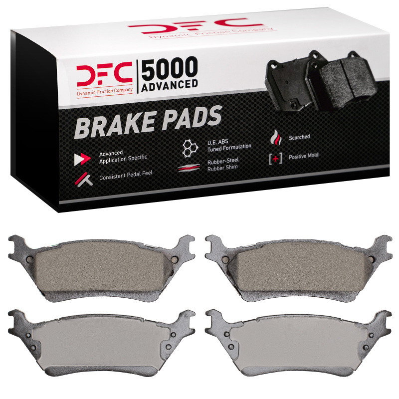 DFC 5000 Advanced Ceramic Rear Brake Pads, Ford F-150 RWD 2012-2020