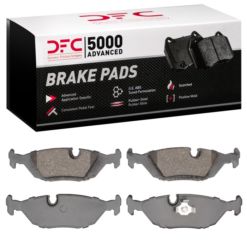DFC 5000 Advanced Low-Metallic Rear Brake Pads, BMW 318i 1981-1991