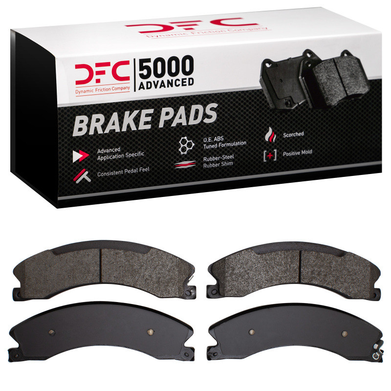 DFC 5000 Advanced Ceramic Front/Rear Brake Pads, Chevrolet Express 3500 / 2009-2024