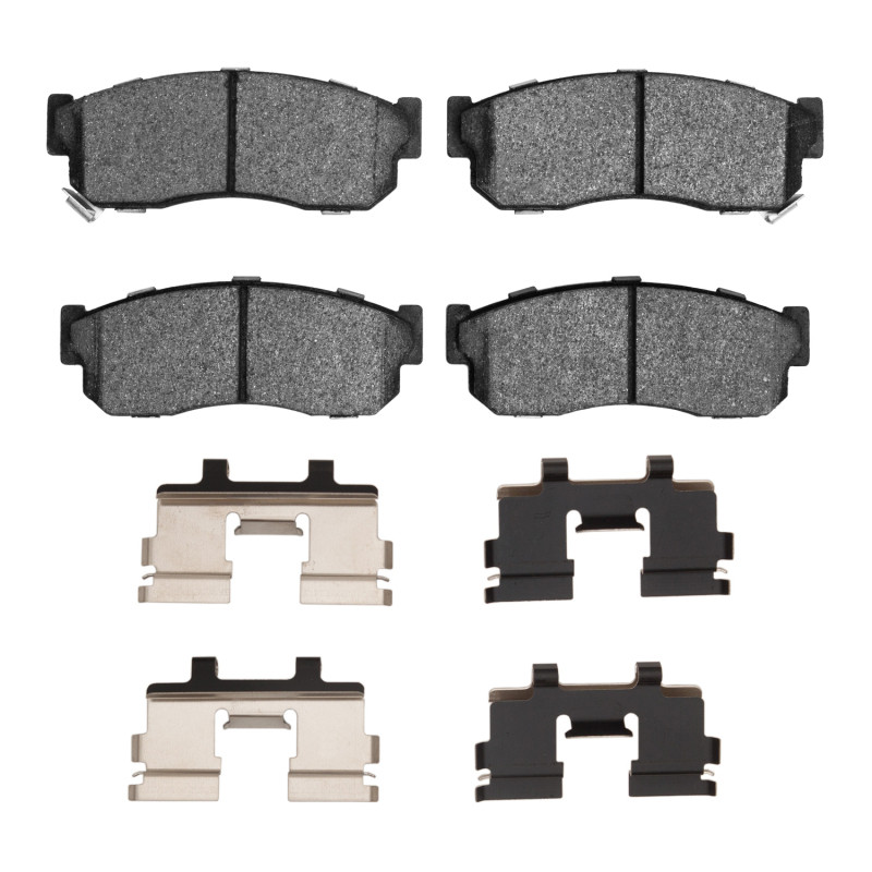 DFC 82-94 Nissan Tsuru (Mexico) Front 5000 Advanced Semi Metallic Brake Pads and Hardware Kit