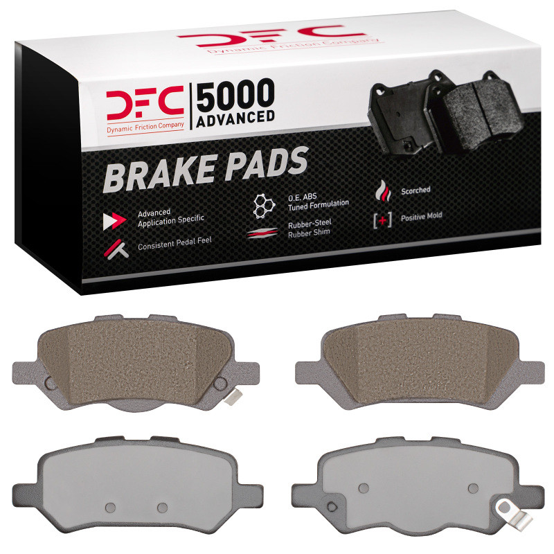 DFC 5000 Advanced Ceramic Rear Brake Pads, Toyota Venza 2009-2015