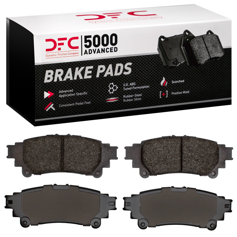 DFC 5000 Advanced Ceramic Rear Brake Pads, Lexus RX350 2010-2020