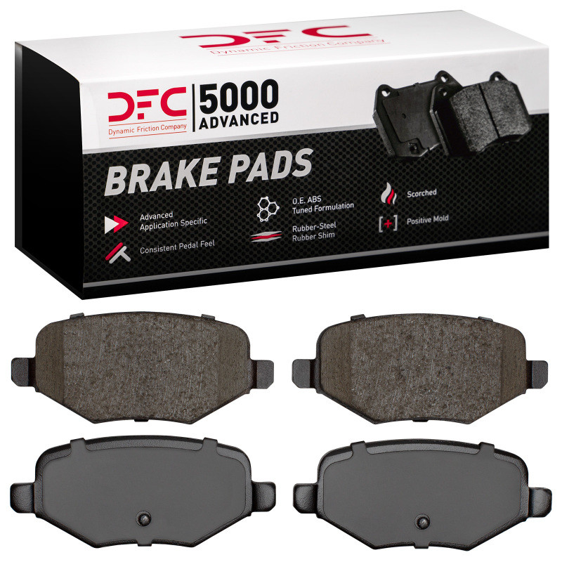 DFC 5000 Advanced Ceramic Rear Brake Pads, Ford Edge 2011-2019