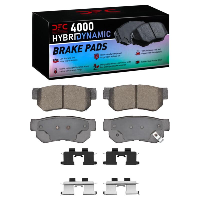 DFC 99-10 Hyundai Sonata Rear 4000 HybriDynamic Brake Pads and Hardware Kit