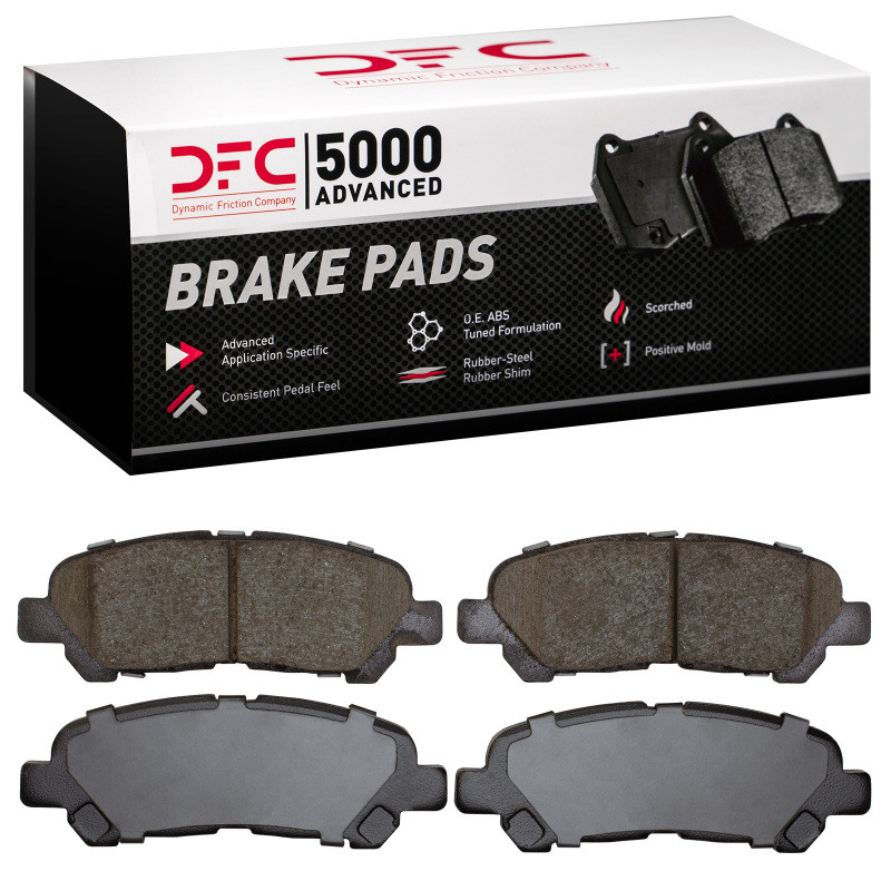 DFC 08-13 Toyota Highlander Rear 5000 Advanced Ceramic Brake Pads