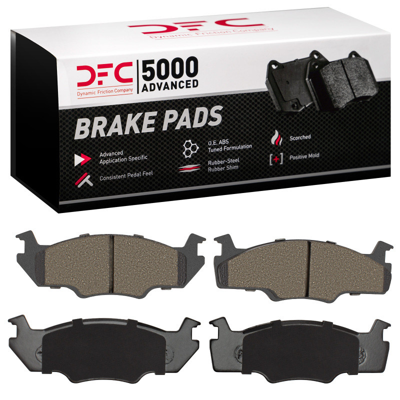 DFC 5000 Advanced Semi-Metallic Front Brake Pads, Volkswagen Rabbit/SCIROCCO 1980-1984