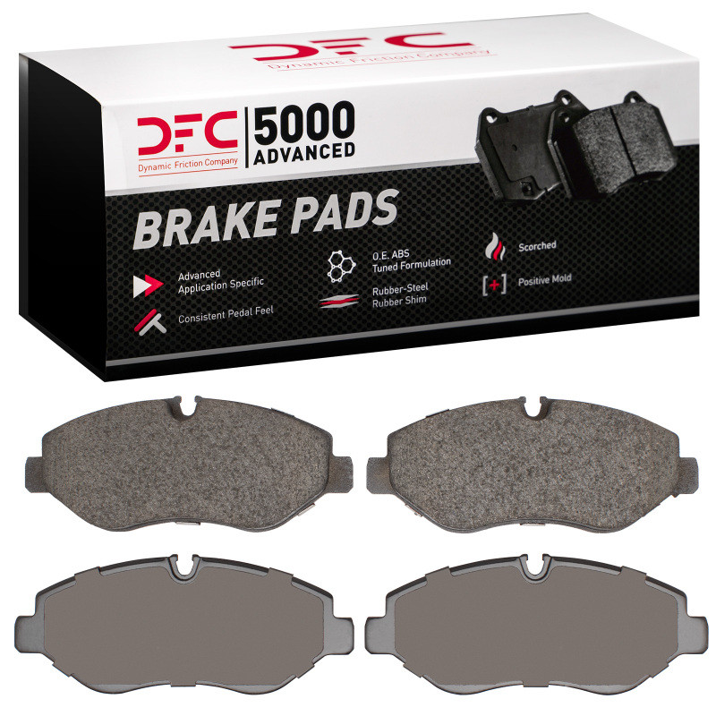 DFC 5000 Advanced Semi-Metallic Front Brake Pads, Dodge Sprinter 2500 2007-2018