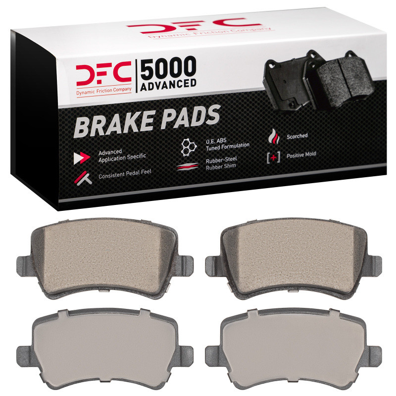 DFC 5000 Advanced Ceramic Rear Brake Pads, Volvo S80/XC60/V60/S60 2007-2018