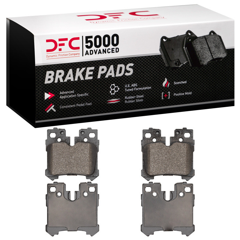 DFC 07-17 Lexus LS460 Rear 5000 Advanced Low Metallic Brake Pads