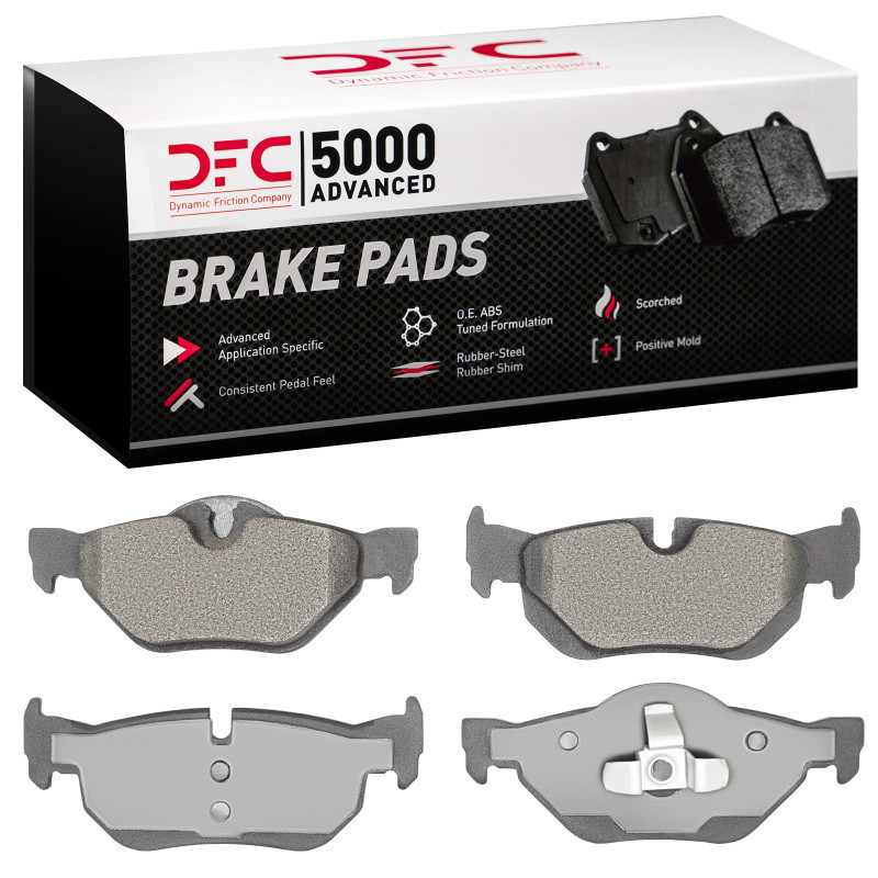DFC 5000 Advanced Low-Metallic Rear Brake Pads, BMW 328i xDrive 2006-2015