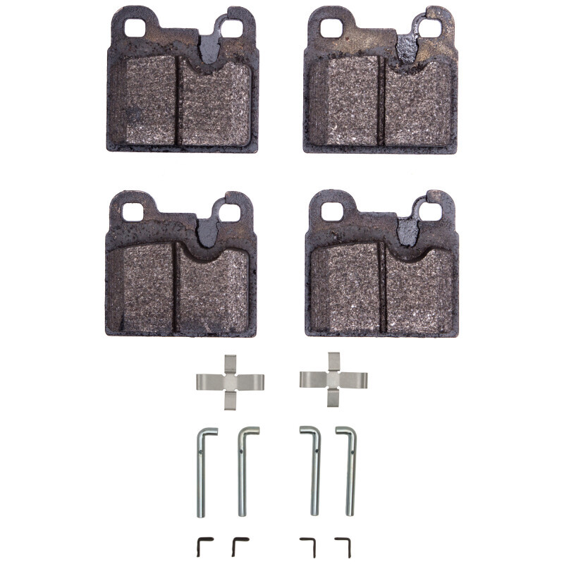 DFC 5000 Advanced Low-Metallic Rear Brake Pads and Hardware Kit, Alfa Romeo MILANO 1987-1989