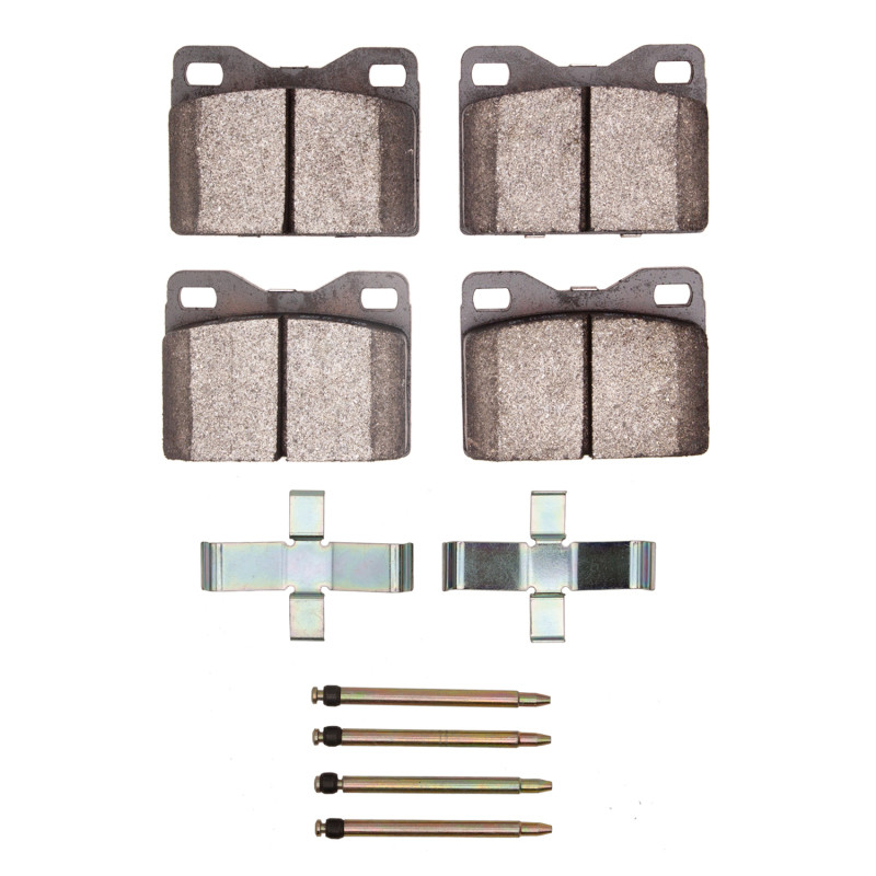 DFC 5000 Advanced Semi-Metallic Front Brake Pads and Hardware Kit, Audi 100 Series 1974-1977