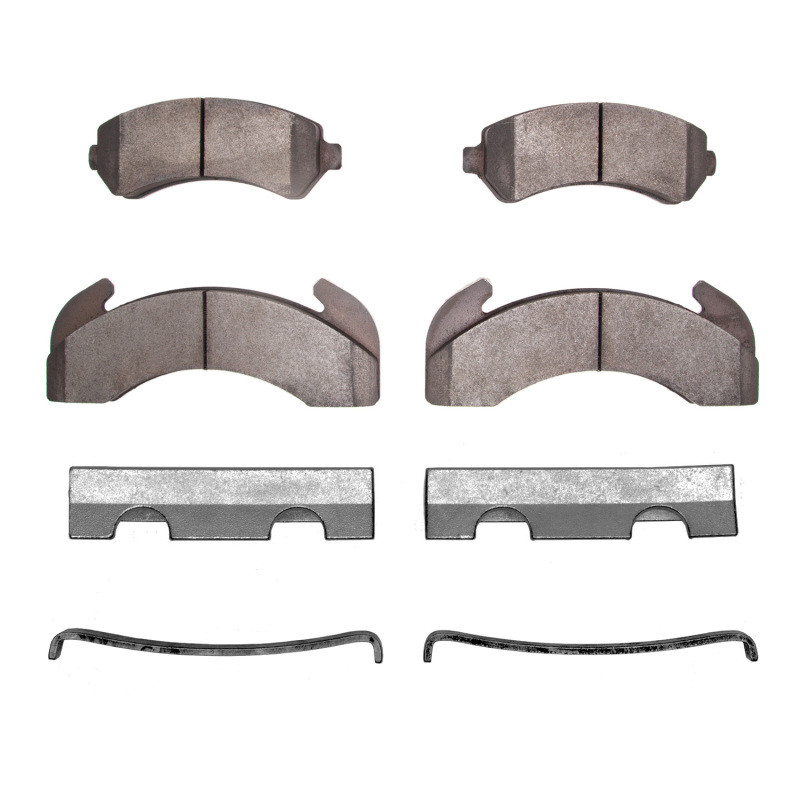 DFC 4000 HybriDynamic Rear Brake Pads and Hardware Kit, Blue Bird TC1000 1983-2012
