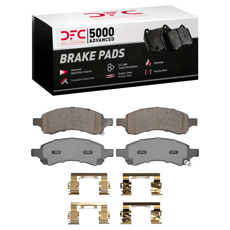 DFC 06-12 Buick Rainier Front 5000 Advanced Ceramic Brake Pads and Hardware Kit