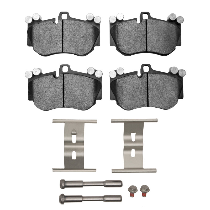 DFC 5000 Advanced Low-Metallic Front Brake Pads and Hardware Kit, Porsche Cayenne 2005-2010