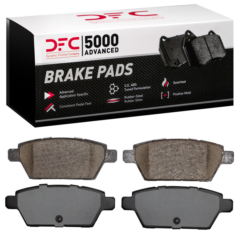 DFC 5000 Advanced Ceramic Rear Brake Pads, Ford Fusion 2006-2013
