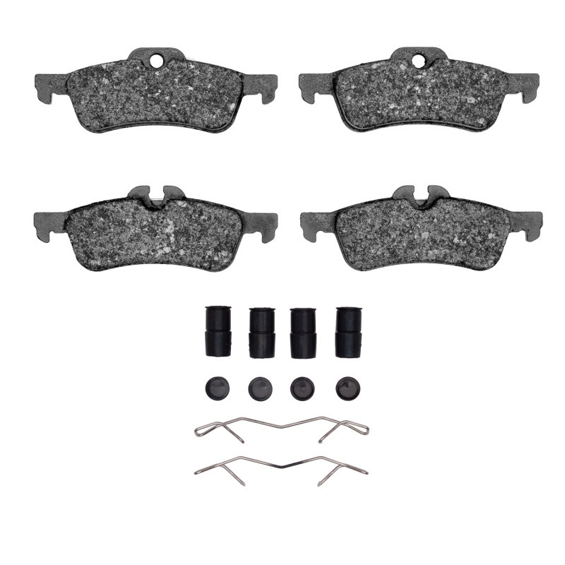 DFC 5000 Advanced Low-Metallic Rear Brake Pads and Hardware Kit, Mini Cooper (Excl Clubman) 2002-2008