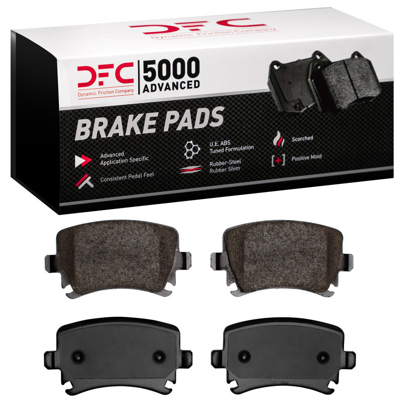 DFC 5000 Advanced Ceramic Rear Brake Pads, Audi TT Quattro 2000-2018