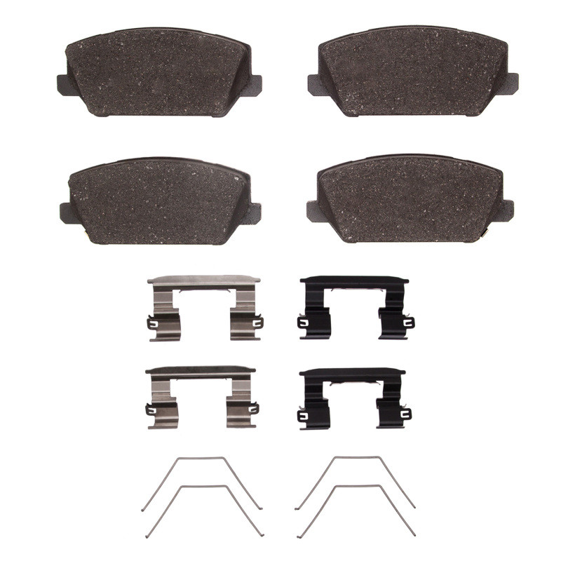 DFC 4000 HybriDynamic Front Brake Pads and Hardware Kit, Hyundai Veloster N 2019-2022