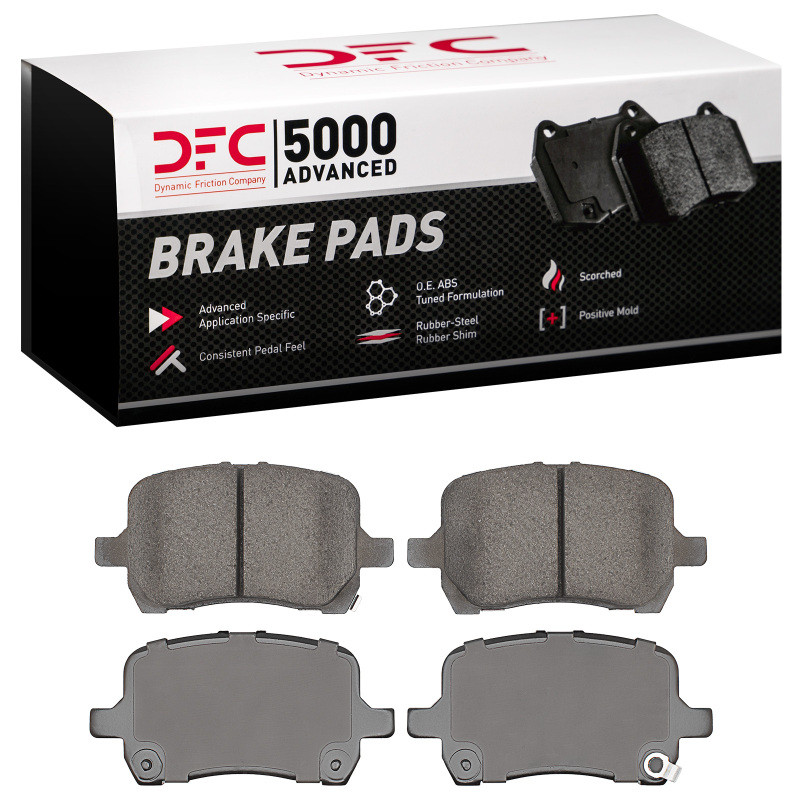 DFC 5000 Advanced Low-Metallic Front Brake Pads, Chevrolet HHR 2004-2010