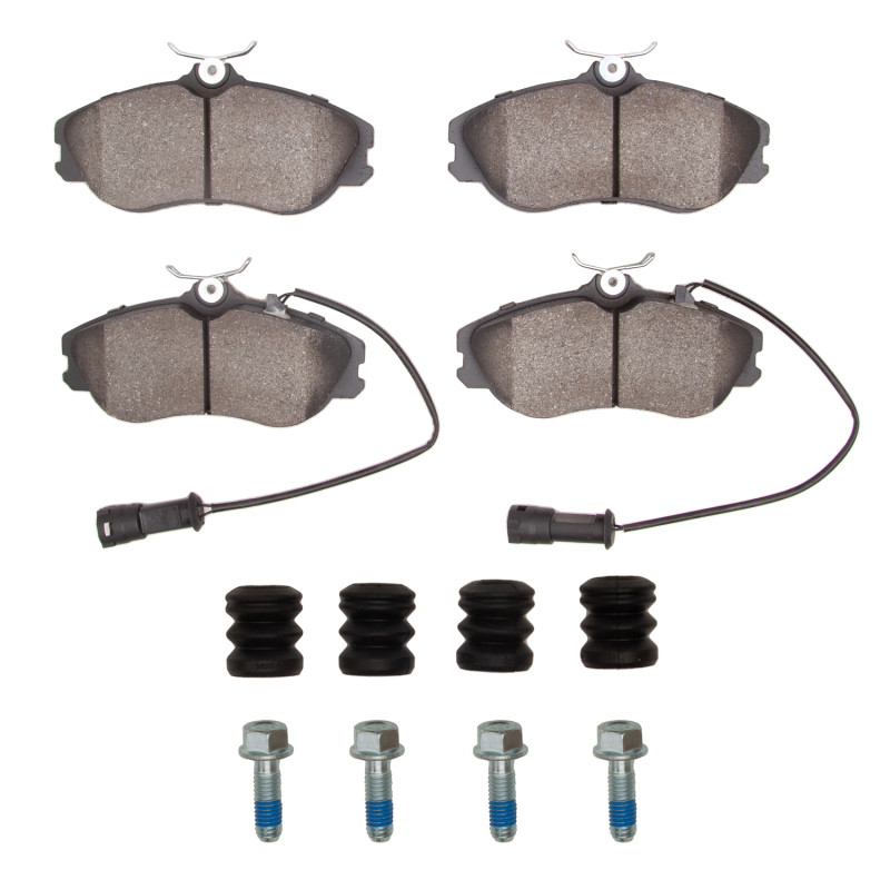DFC 4000 HybriDynamic Front Brake Pads and Hardware Kit, Audi S6 1990-1997