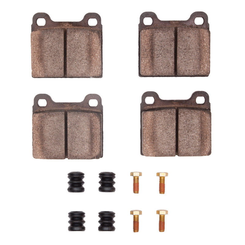 DFC 5000 Advanced Semi-Metallic Front Brake Pads and Hardware Kit, Audi Fox 1977-1977