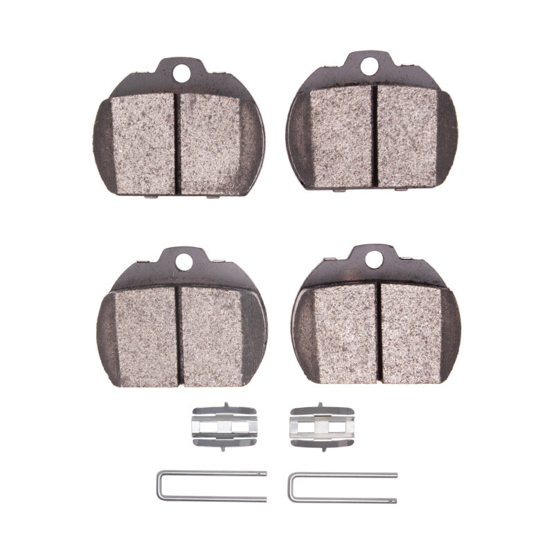 DFC 5000 Advanced Semi-Metallic Front Brake Pads and Hardware Kit, Volkswagen Karmann Ghia 1973-1974