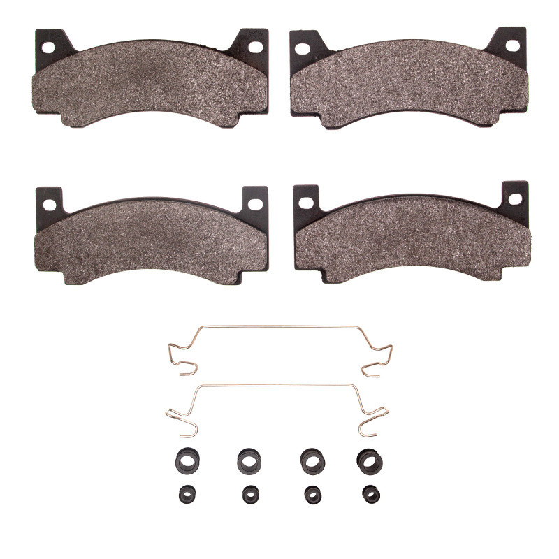 DFC 5000 Advanced Semi-Metallic Front Brake Pads and Hardware Kit, American Motors MATADOR 1969-1976