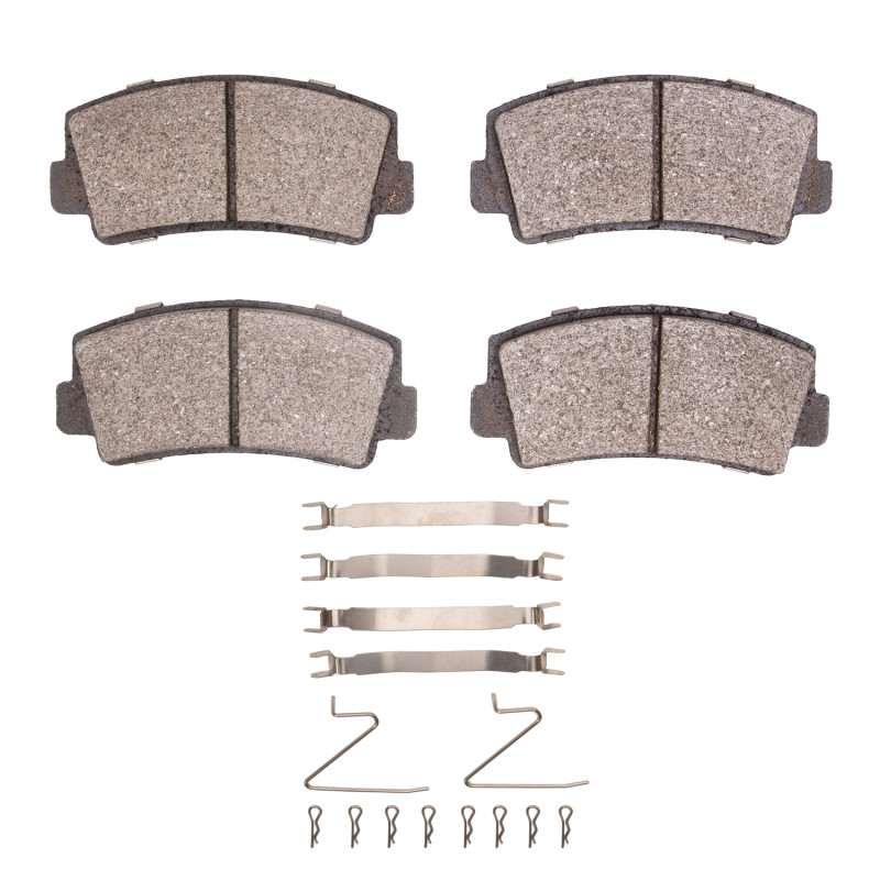 DFC 5000 Advanced Ceramic Front Brake Pads and Hardware Kit, Mazda RX-7 1979-1979