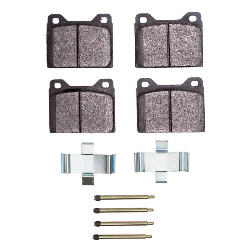 DFC 5000 Advanced Semi-Metallic Front Brake Pads and Hardware Kit, Volvo 164 1972-1975