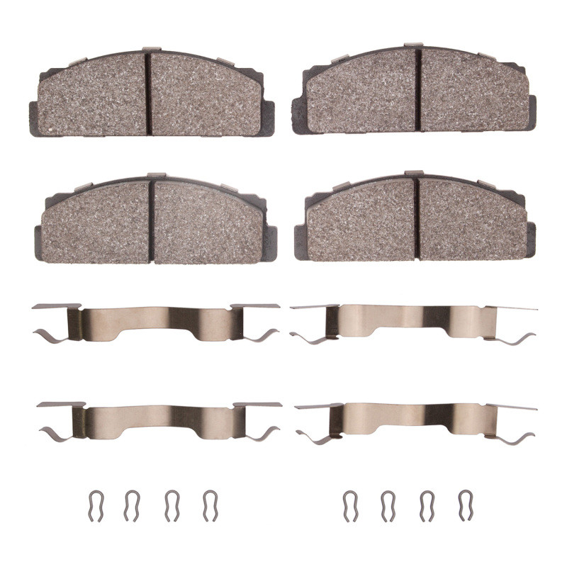 DFC 5000 Advanced Semi-Metallic Front Brake Pads and Hardware Kit, Fiat Strada 1968-1992