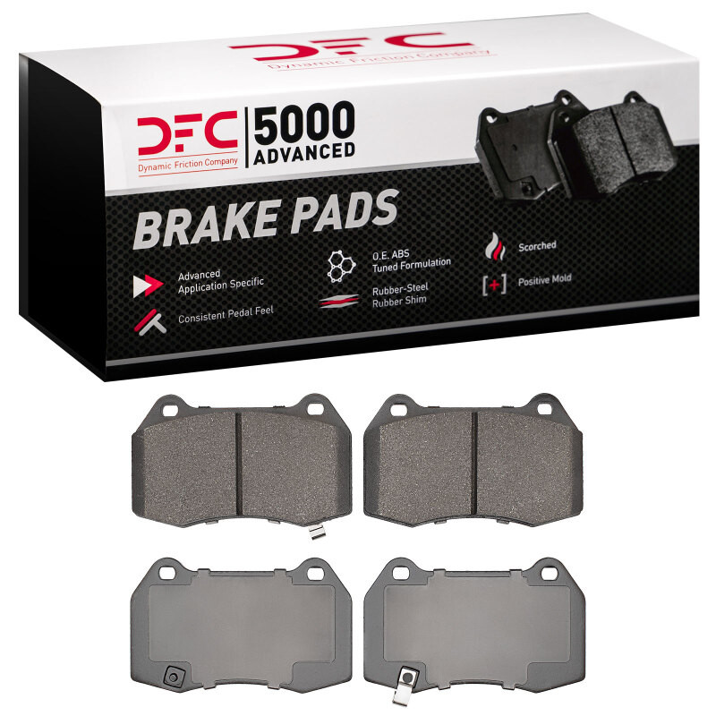 DFC 5000 Advanced Low-Metallic Front Brake Pads, Nissan Sentra 2004-2006