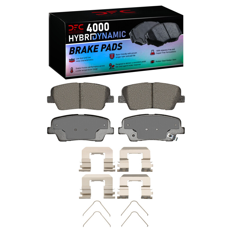 DFC 11-17 Hyundai Equus Rear 4000 HybriDynamic Brake Pads and Hardware Kit