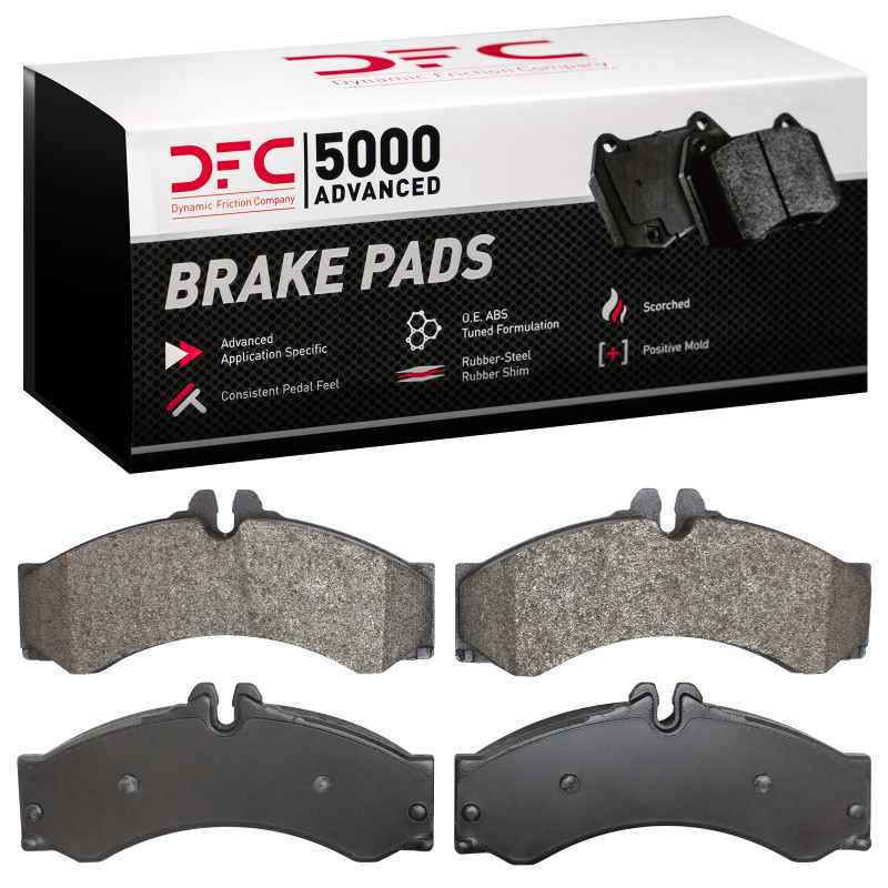 DFC 5000 Advanced Semi-Metallic Front/Rear Brake Pads, Dodge Sprinter 2500 / 2002-2006