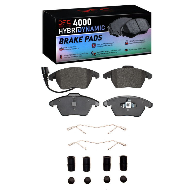 DFC 05-18 Audi A3 Quattro Front 4000 HybriDynamic Brake Pads and Hardware Kit